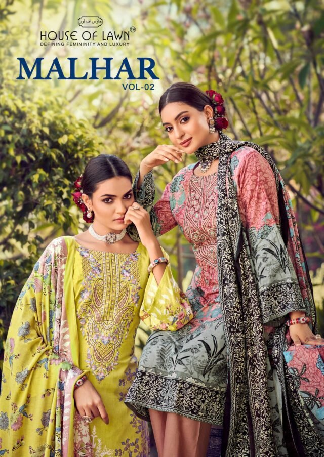 House of Lawn Malhar Vol-2 Pakistani Suit UK (1)