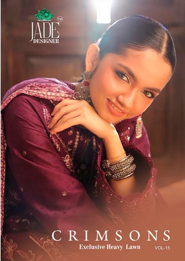 Jade Crimsons Vol-15 Wholesale Heavy Lawn Suits (1)