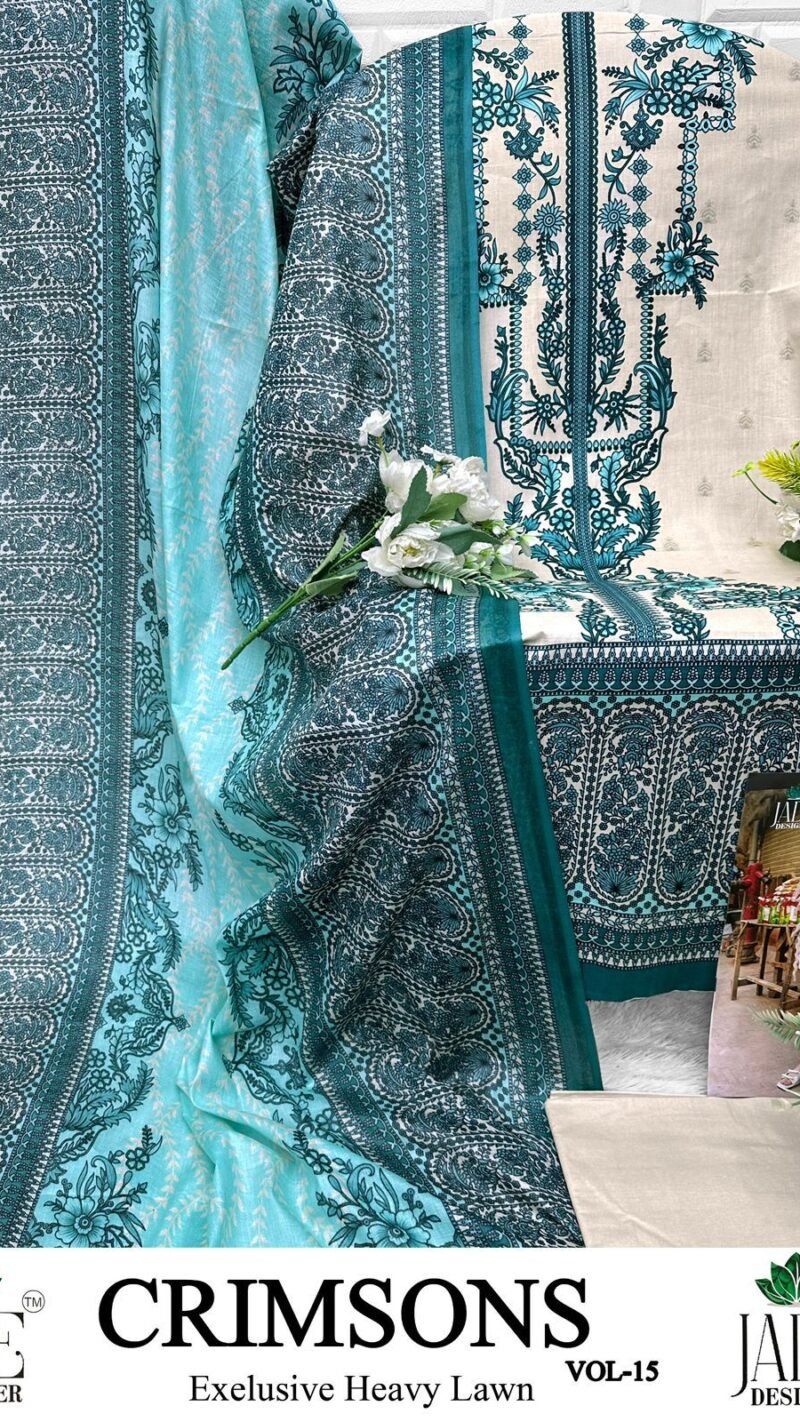 Jade Crimsons Vol-15 Wholesale Heavy Lawn Suits (2)