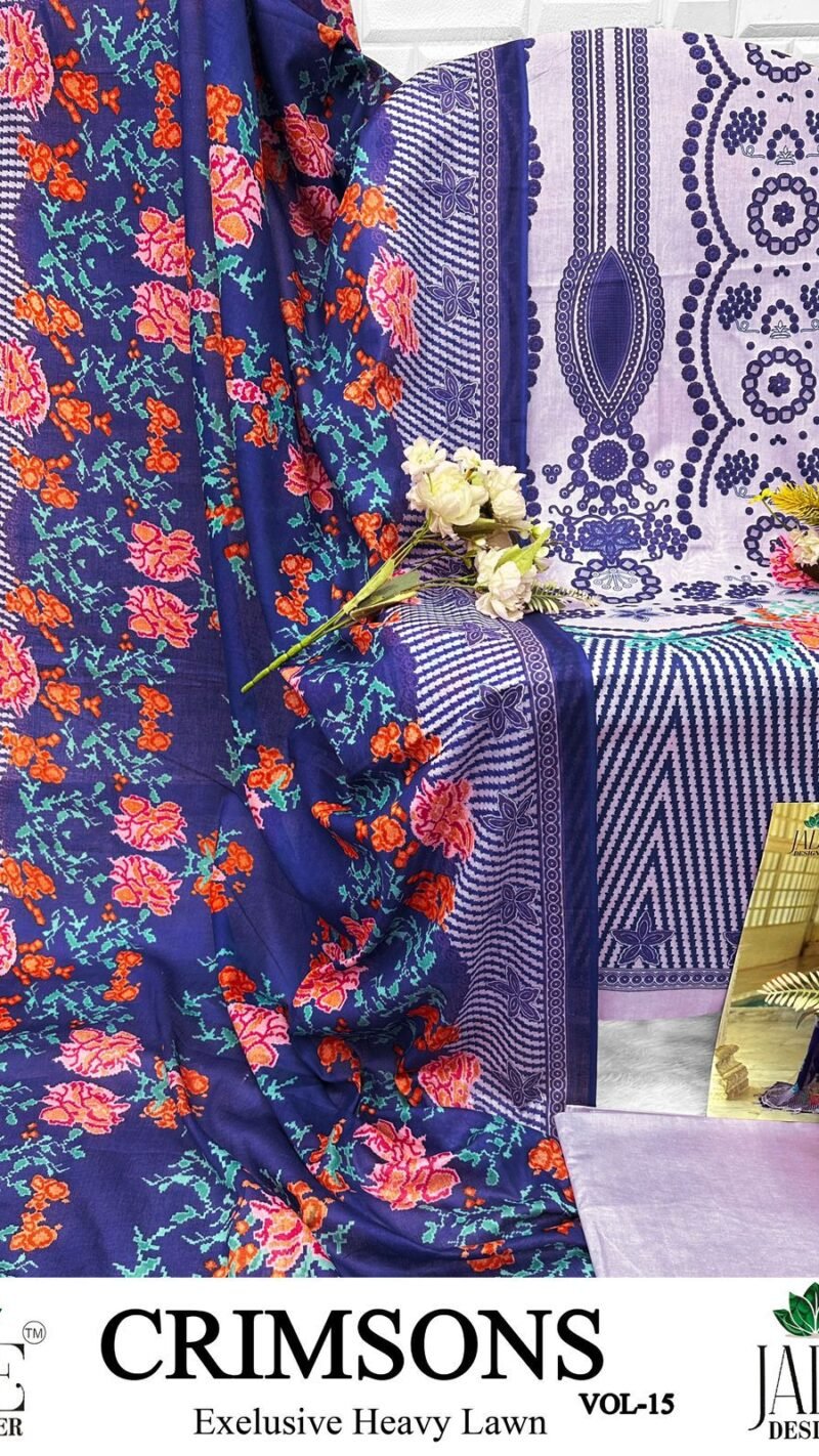 Jade Crimsons Vol-15 Wholesale Heavy Lawn Suits (6)
