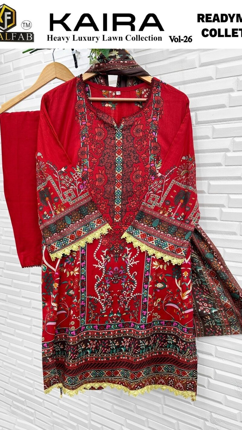 Keval Kaira Vol-26 Readymade Karachi Kurti - Wholesale (12)