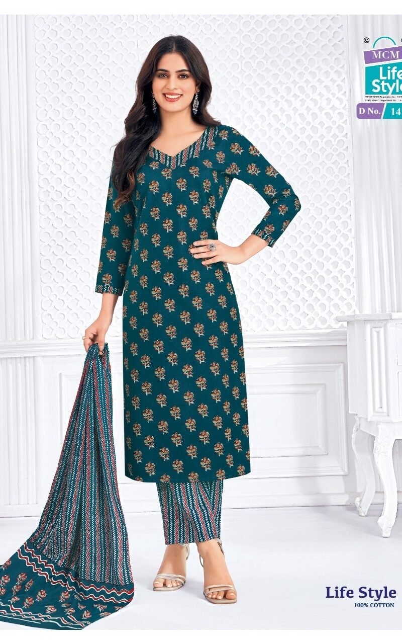 MCM Lifestyle Vol-14 Kurti Pant Dupatta - Wholesale (1)