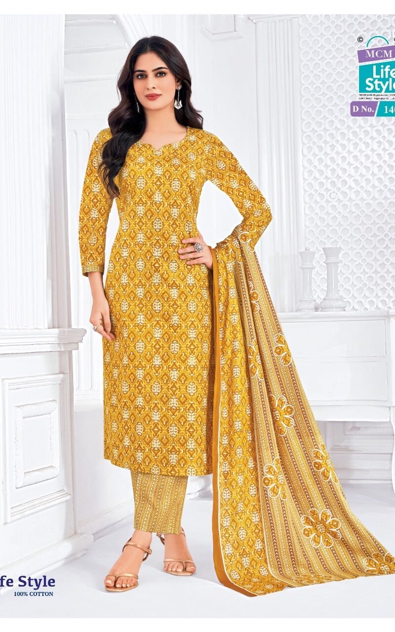 MCM Lifestyle Vol-14 Kurti Pant Dupatta - Wholesale (17)
