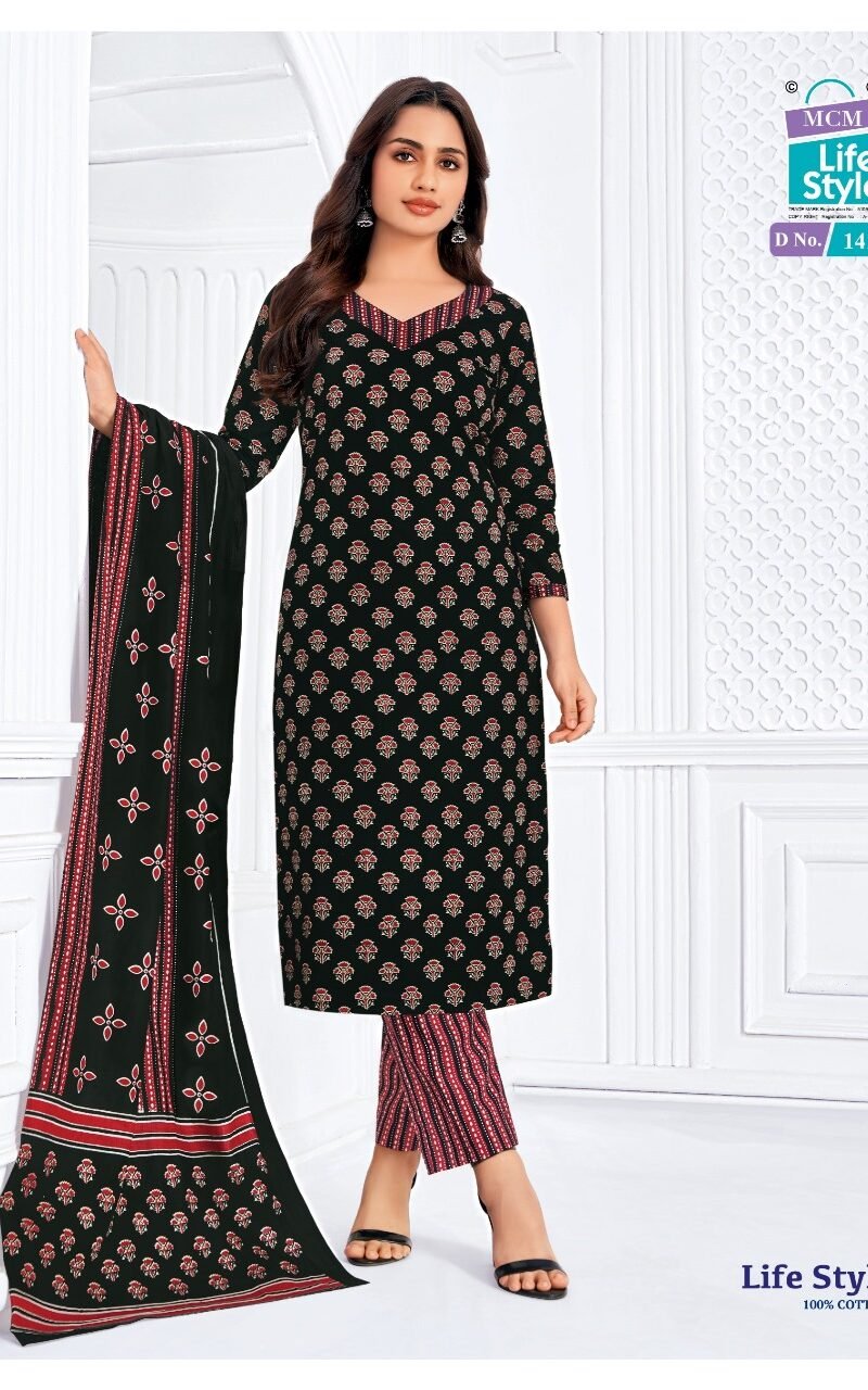 MCM Lifestyle Vol-14 Kurti Pant Dupatta - Wholesale (18)