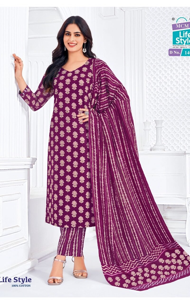 MCM Lifestyle Vol-14 Kurti Pant Dupatta - Wholesale (24)