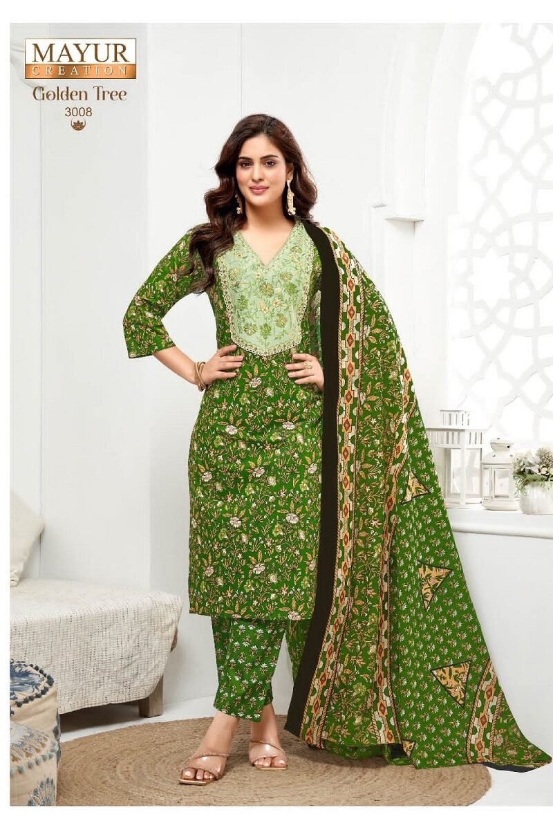 Mayur Golden Tree Vol-3 Elegant Dress Material (8)