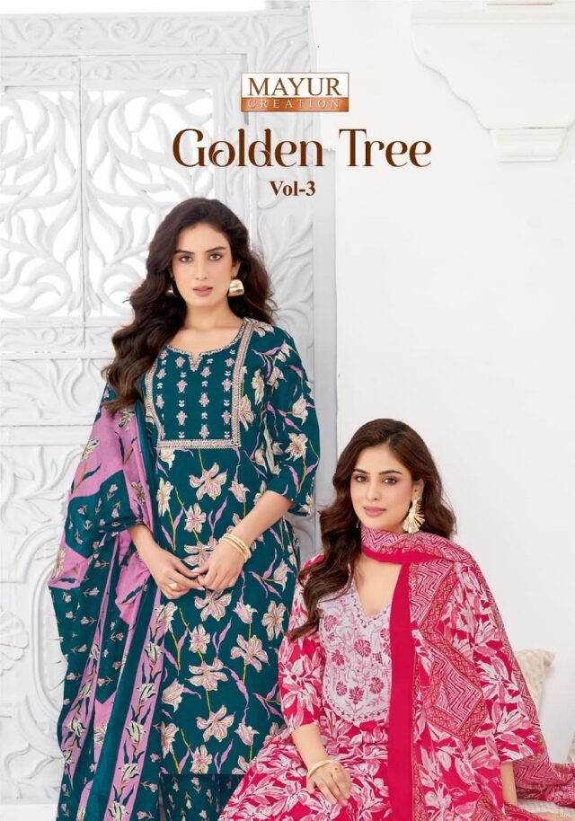 Mayur Golden Tree Vol-3 Elegant Dress Material (9)