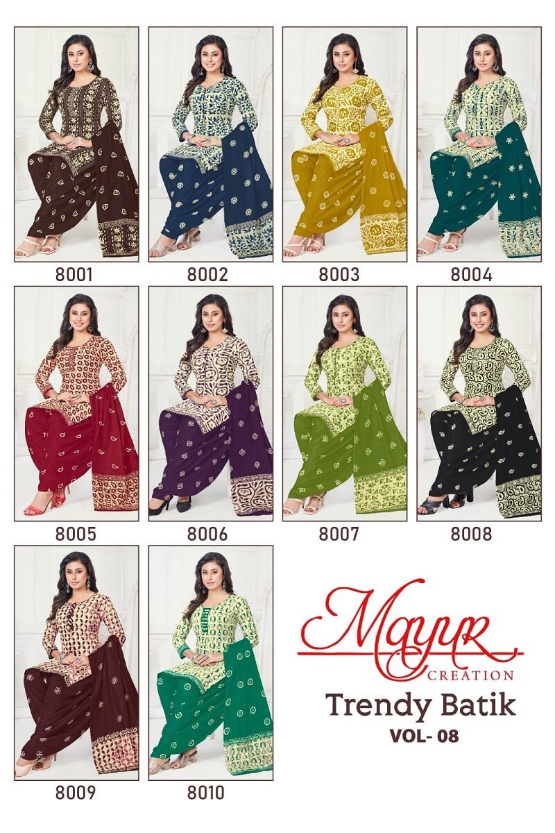 Mayur Trendy Batik Vol-8 - Dress Material Wholesale Collection (10)