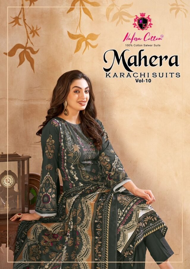 Nafisa Mahera Vol-10 Karachi Dress Material in the UK (1)