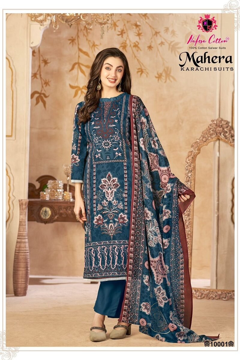Nafisa Mahera Vol-10 Karachi Dress Material in the UK (2)