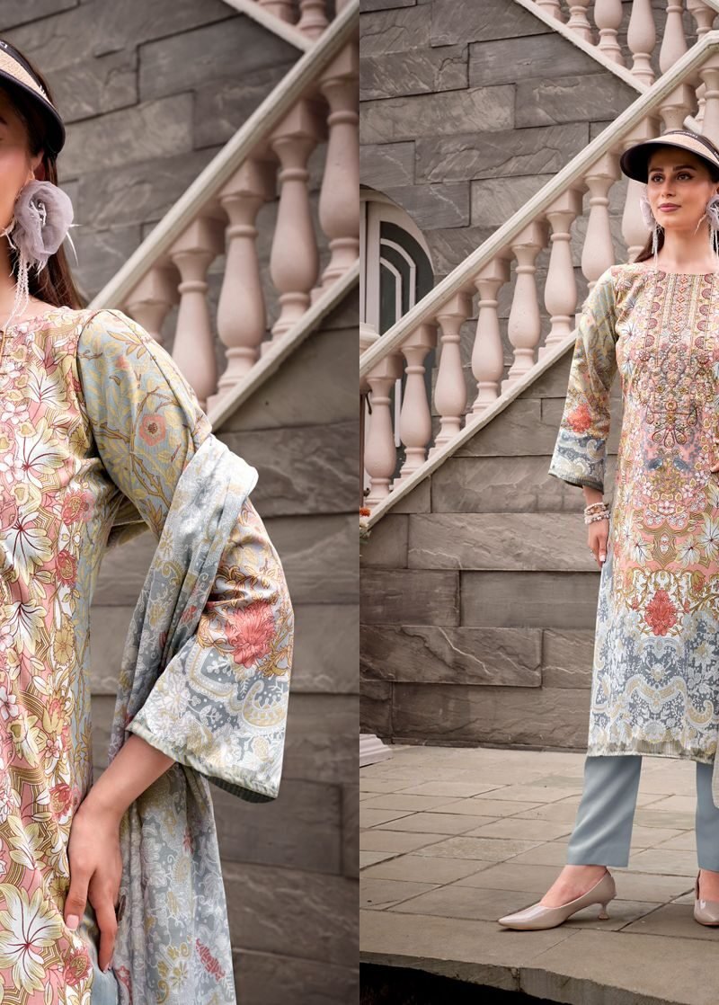ROMANI AARZU VOL-20 Festive Embroidered Suit (12)