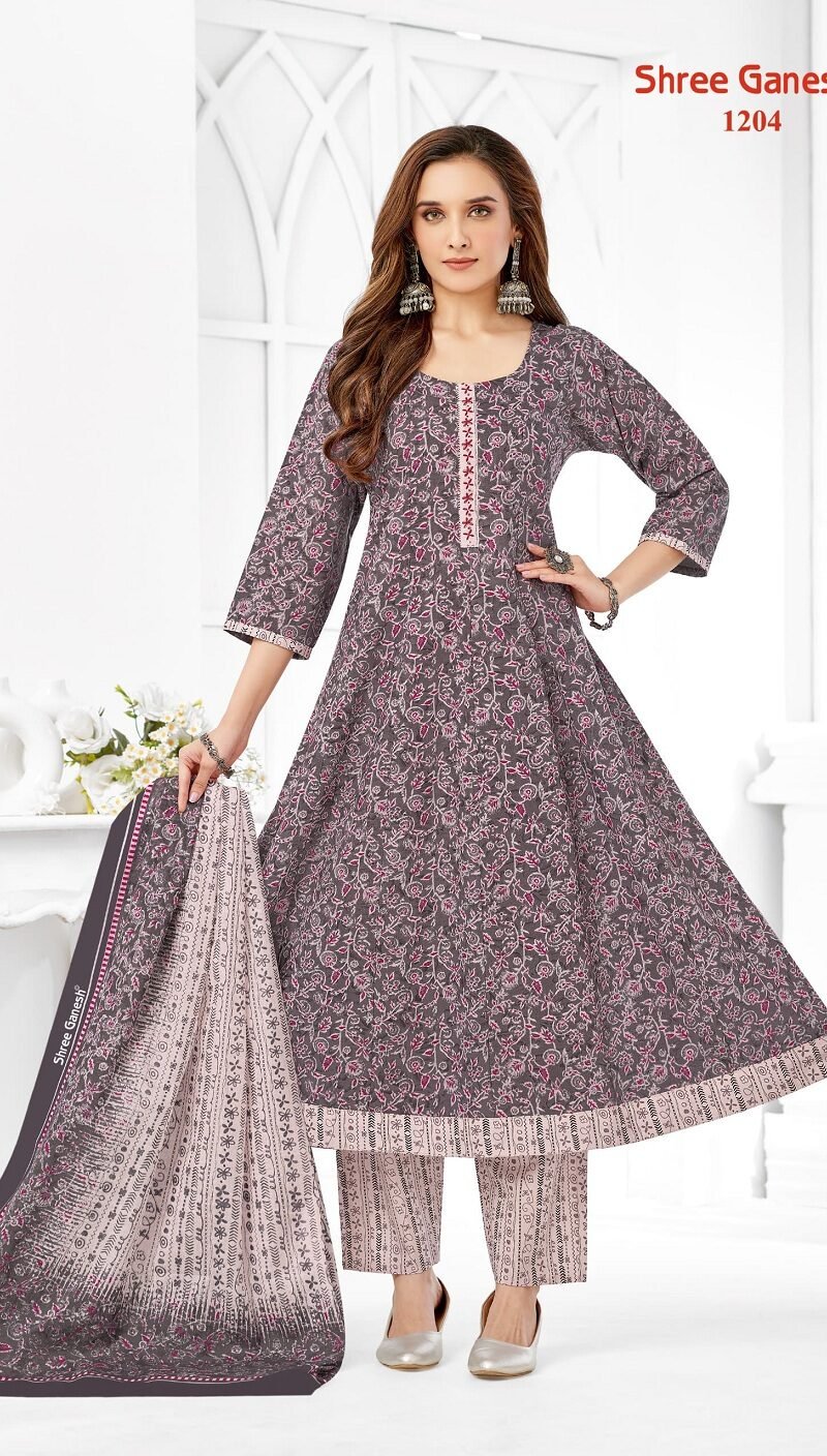 Shree Ganesh Zeenat Vol-2 Anarkali Kurti Set (6)