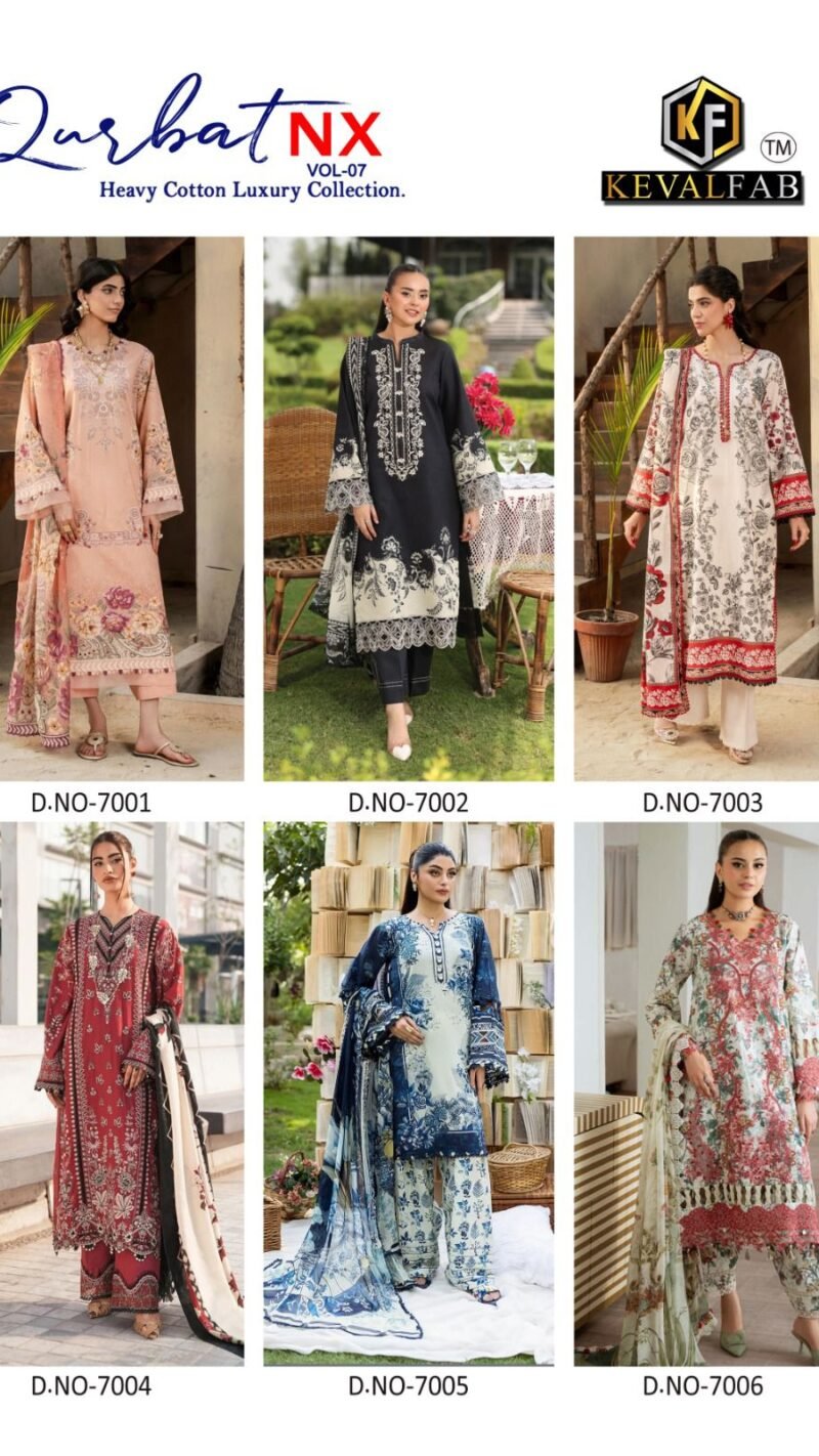 KEVAL QURBAT NX VOL-7 Premium Cotton Dress Material