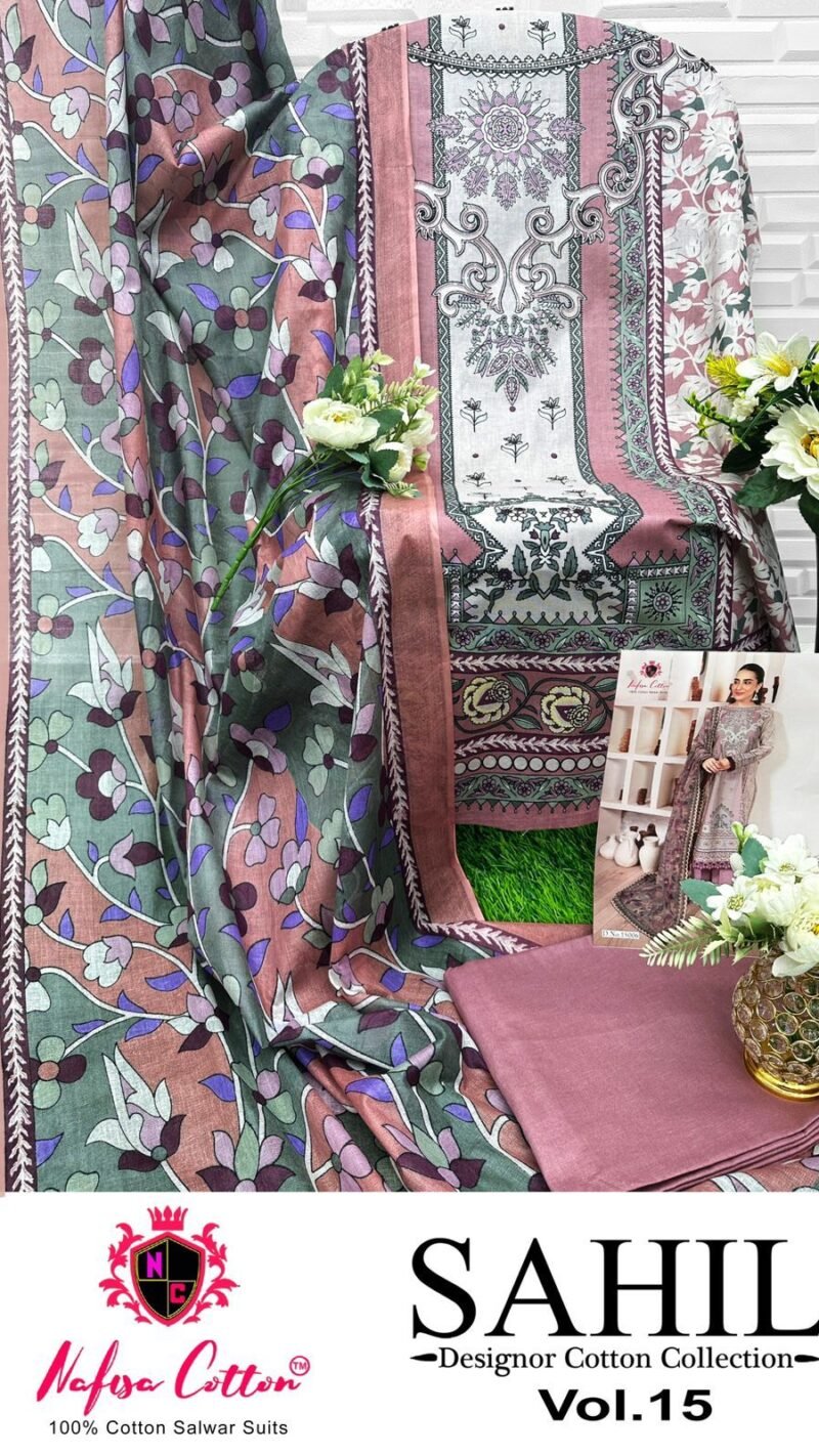 SAHIL DESIGNOR COTTON COLLECTION VOL 15 Premium Dress Material