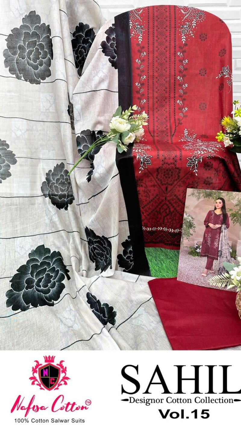 SAHIL DESIGNOR COTTON COLLECTION VOL 15 Premium Dress Material