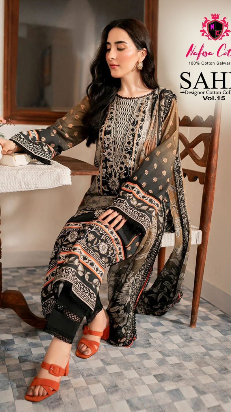 SAHIL DESIGNOR COTTON COLLECTION VOL 15 Premium Dress Material