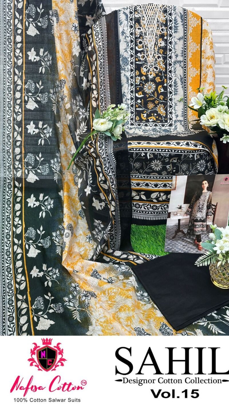 SAHIL DESIGNOR COTTON COLLECTION VOL 15 Premium Dress Material