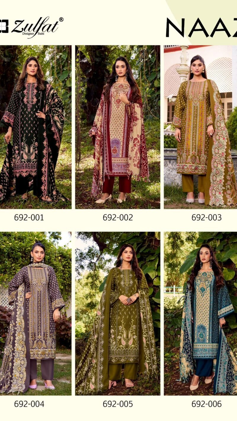 Zulfat Naaz Woollen Pashmina Dress Material Set