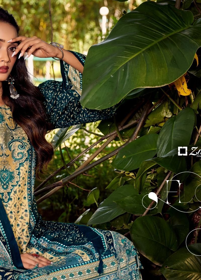 Zulfat Naaz Woollen Pashmina Dress Material Set