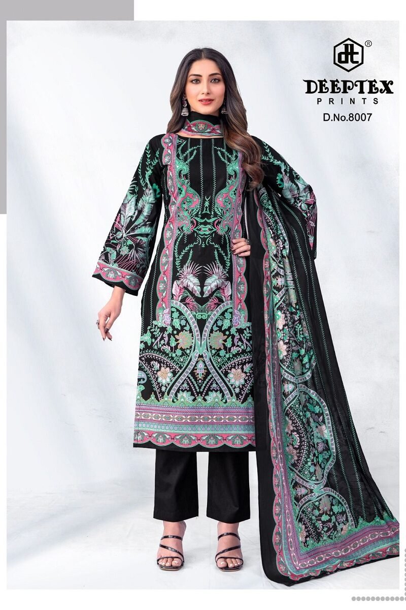 DEEPTEX ROOHI ZARA KARACHI VOL-8 Dress Material