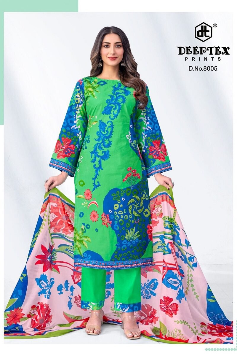 DEEPTEX ROOHI ZARA KARACHI VOL-8 Dress Material