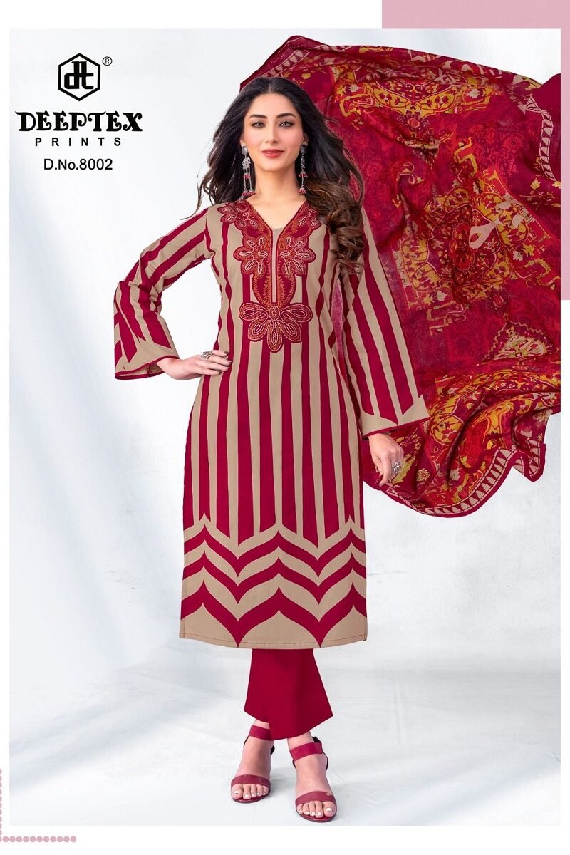 DEEPTEX ROOHI ZARA KARACHI VOL-8 Dress Material