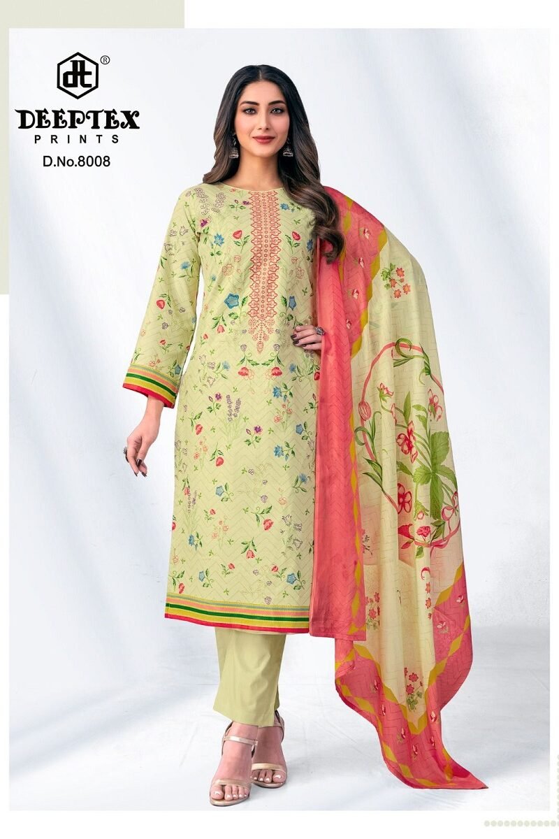 DEEPTEX ROOHI ZARA KARACHI VOL-8 Dress Material