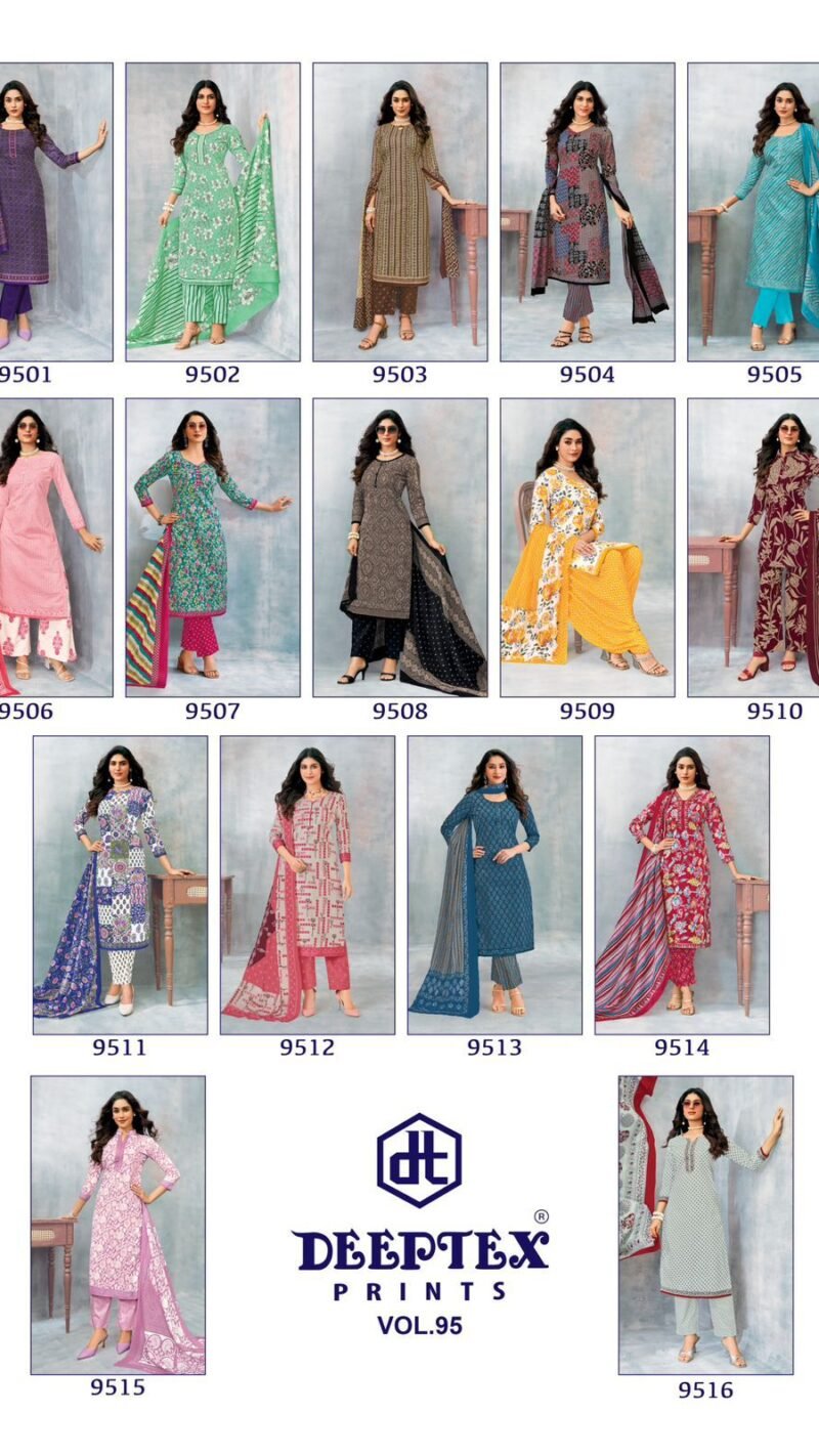 Deeptex Miss India Vol-95 Premium Dress Material