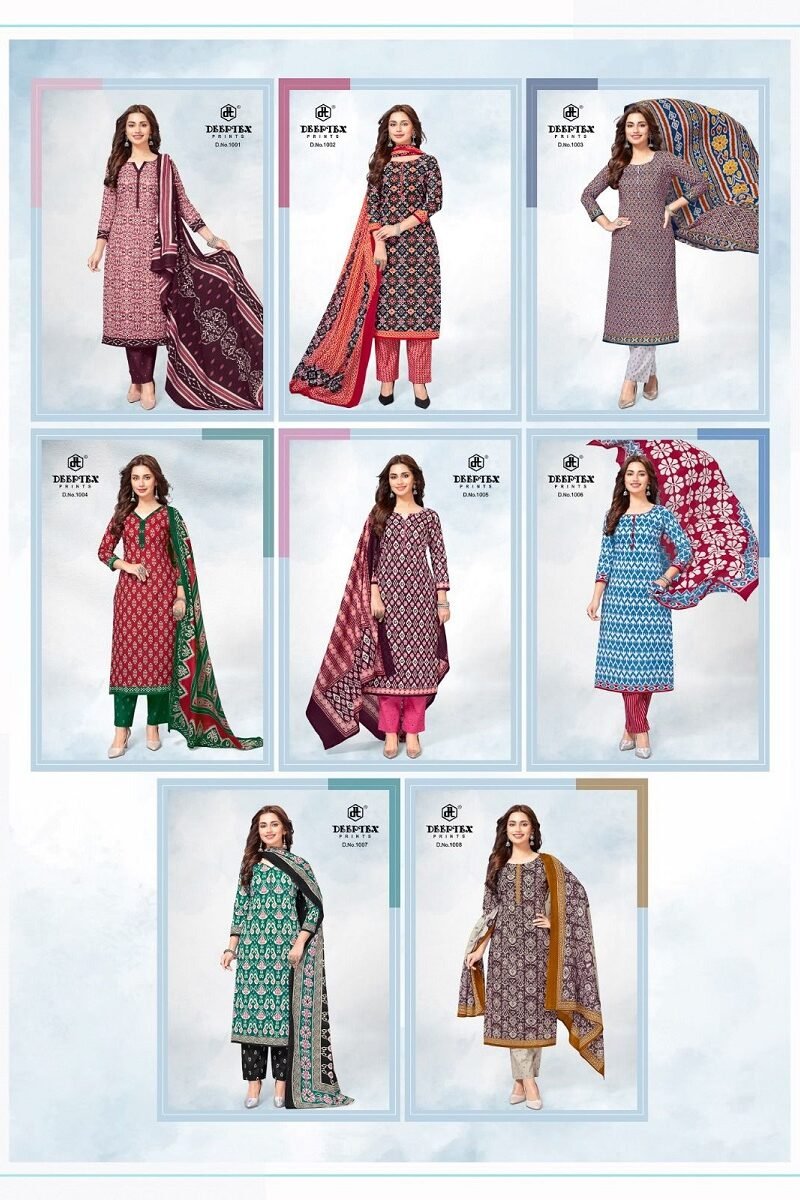 Deeptex Vartika Vol-1 Premium Printed Dress Material