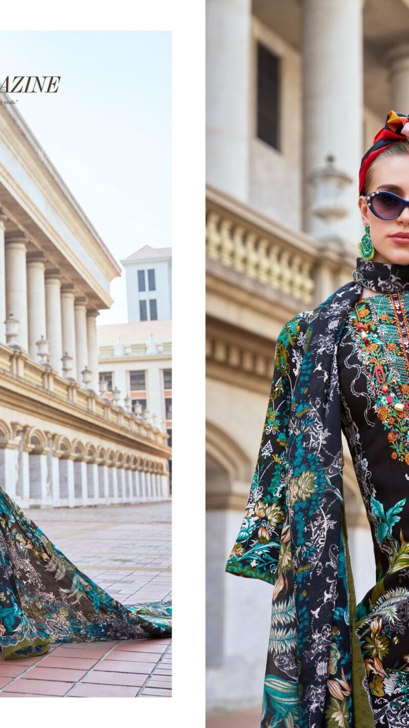 MAHIRA VOL-6 Heavy Self Embroidery Cotton Suit