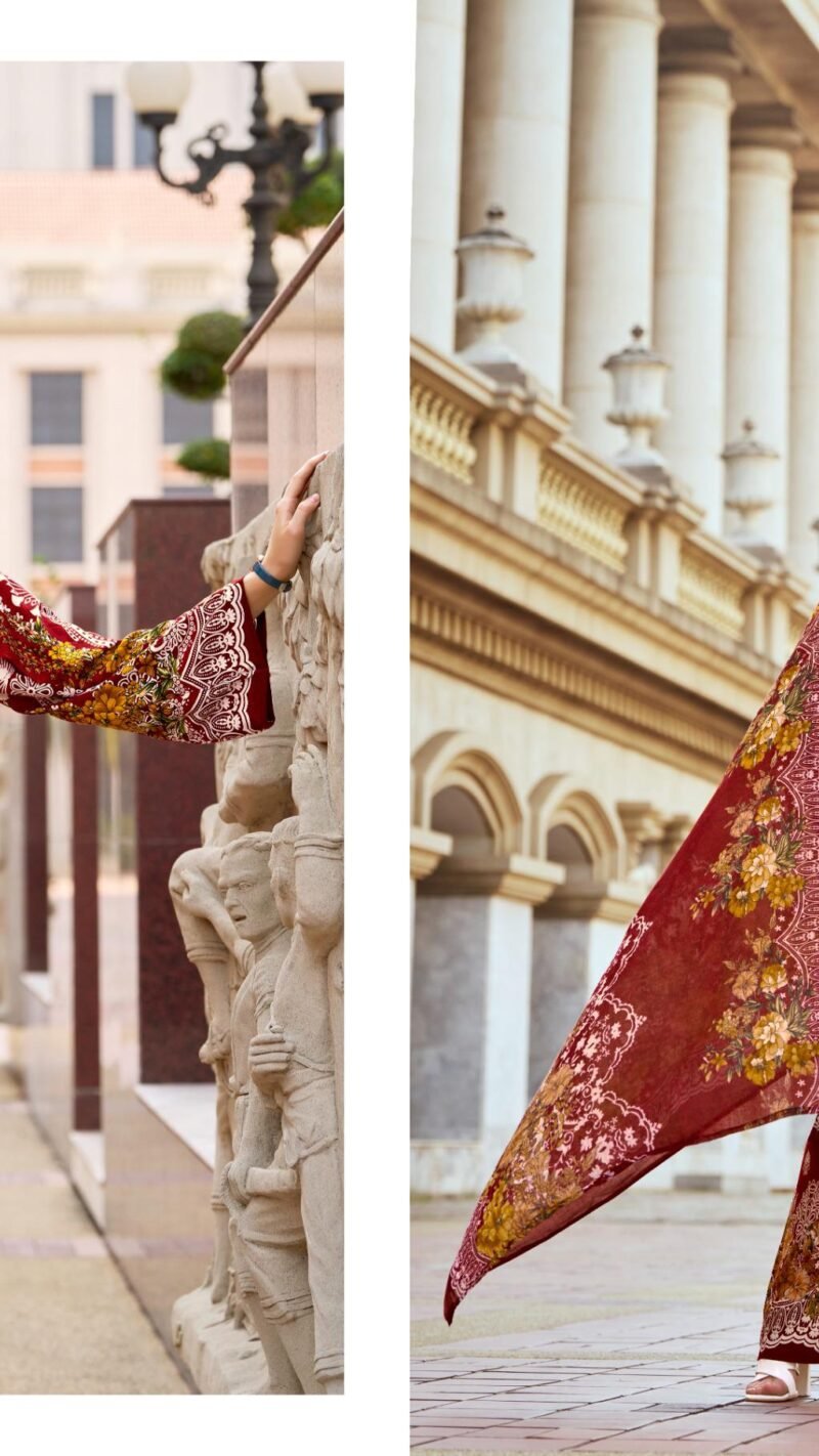 MAHIRA VOL-6 Heavy Self Embroidery Cotton Suit