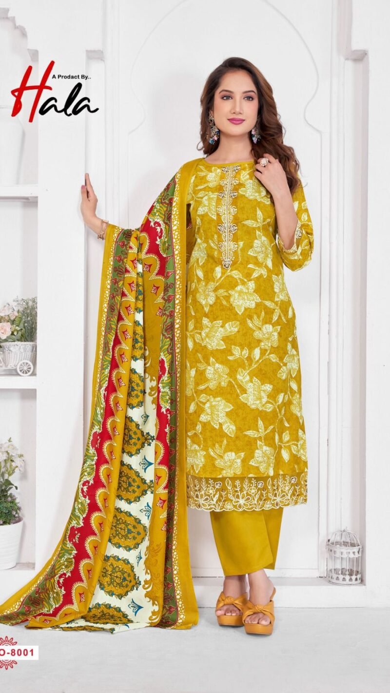 SUPERSTAR VOL-08 Heavy Embroidery Cotton Suit