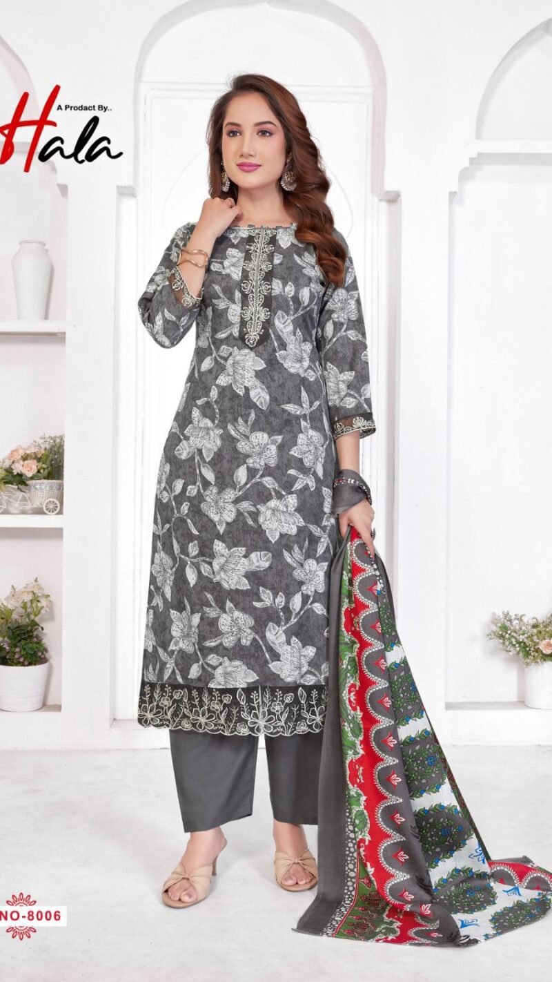 SUPERSTAR VOL-08 Heavy Embroidery Cotton Suit