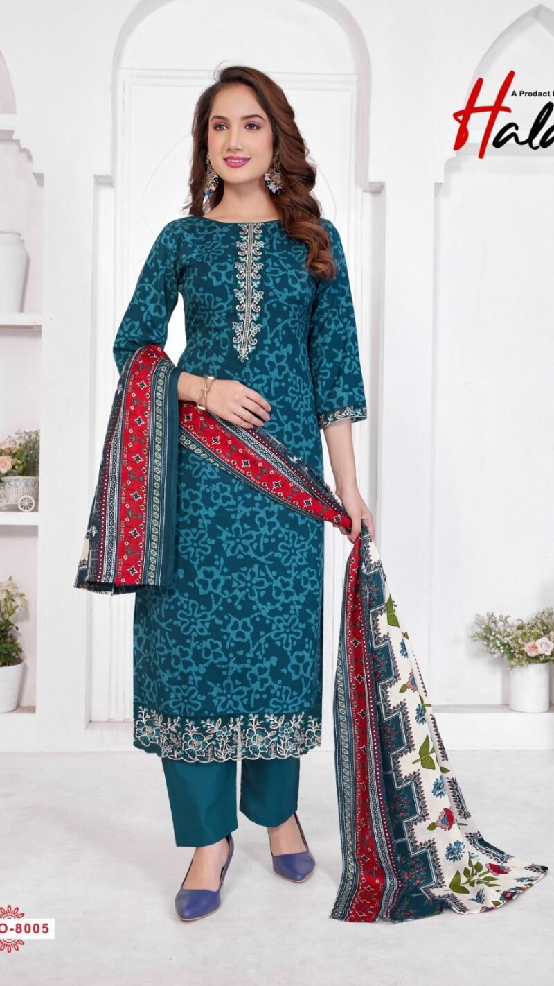 SUPERSTAR VOL-08 Heavy Embroidery Cotton Suit