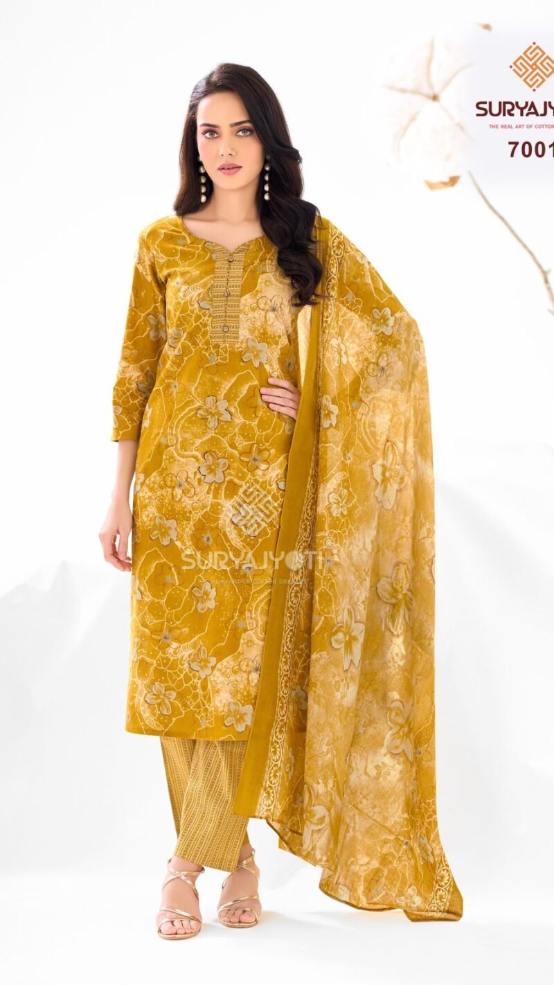 Suryajyoti Trendy Cotton Vol-70 Dress Material Set