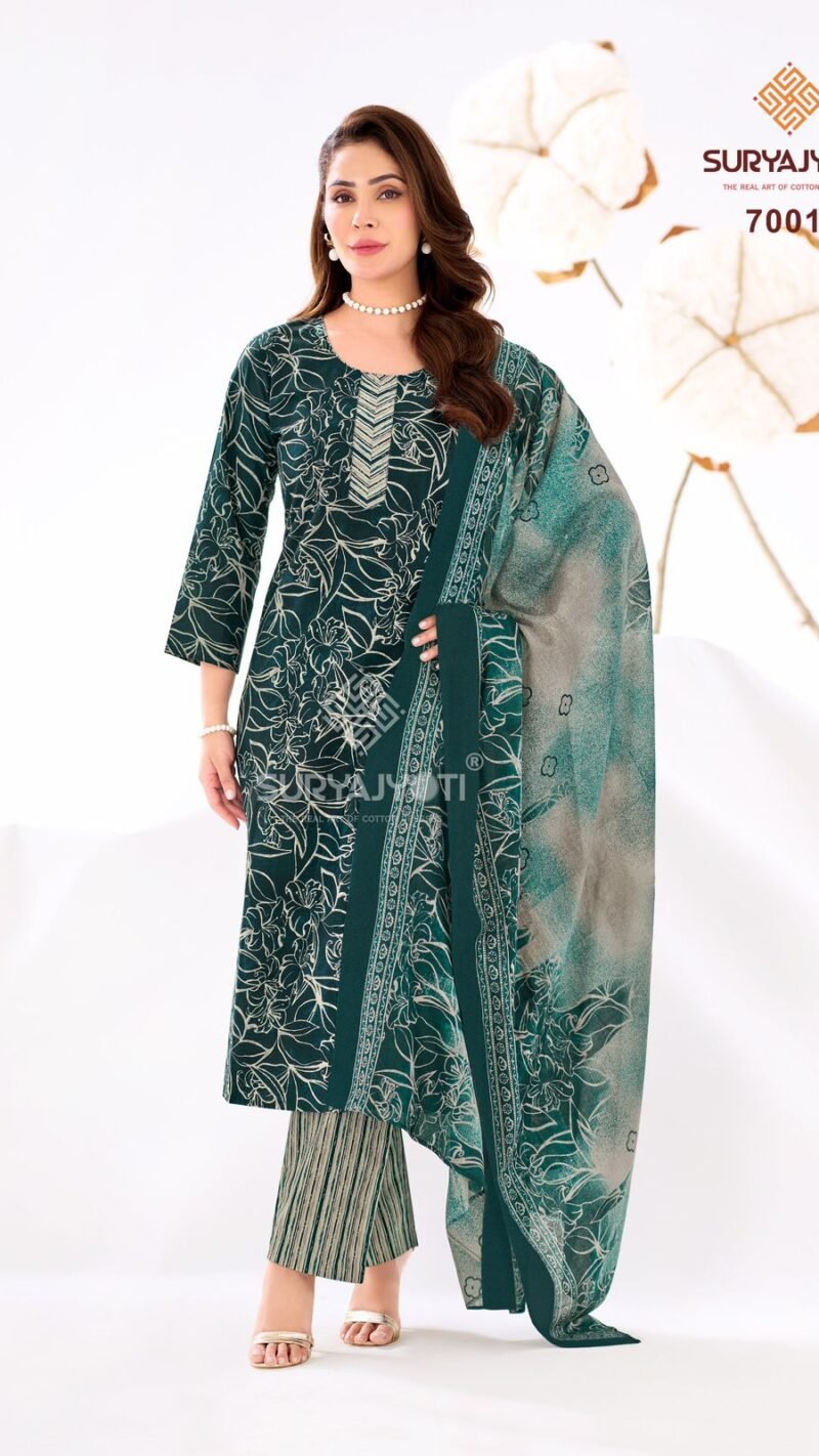 Suryajyoti Trendy Cotton Vol-70 Dress Material Set