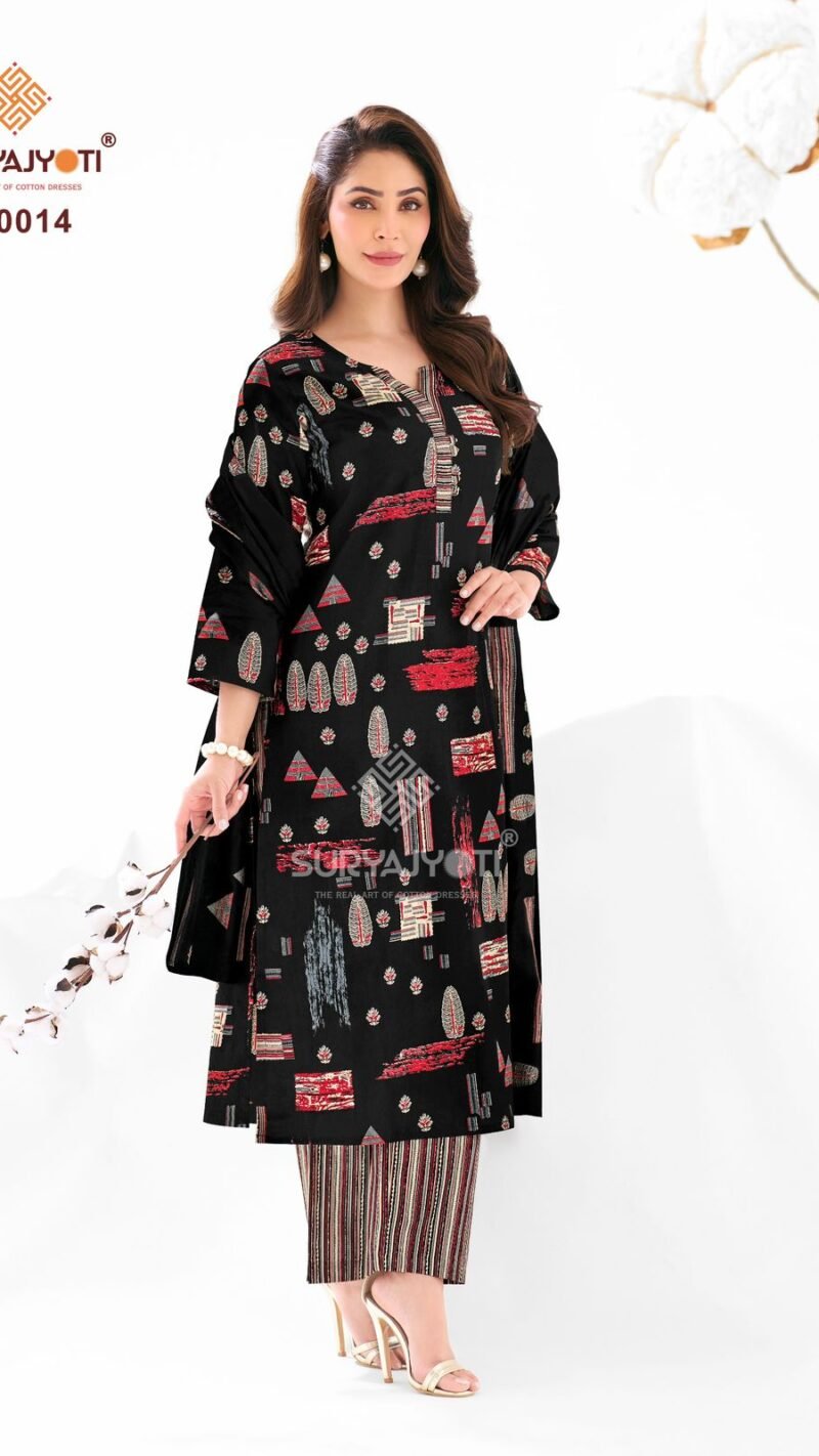 Suryajyoti Trendy Cotton Vol-70 Dress Material Set