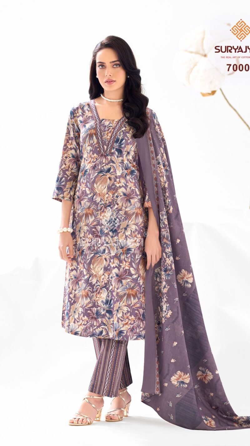 Suryajyoti Trendy Cotton Vol-70 Dress Material Set