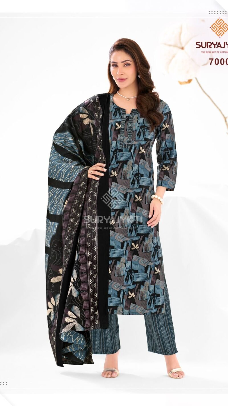 Suryajyoti Trendy Cotton Vol-70 Dress Material Set