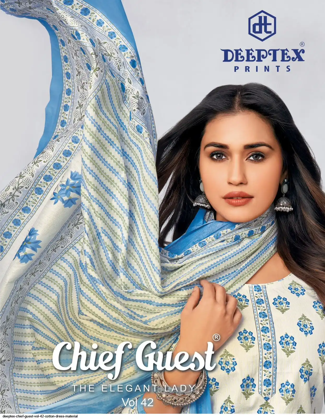 Chief Guest Vol-42 Cotton Dress Material Set