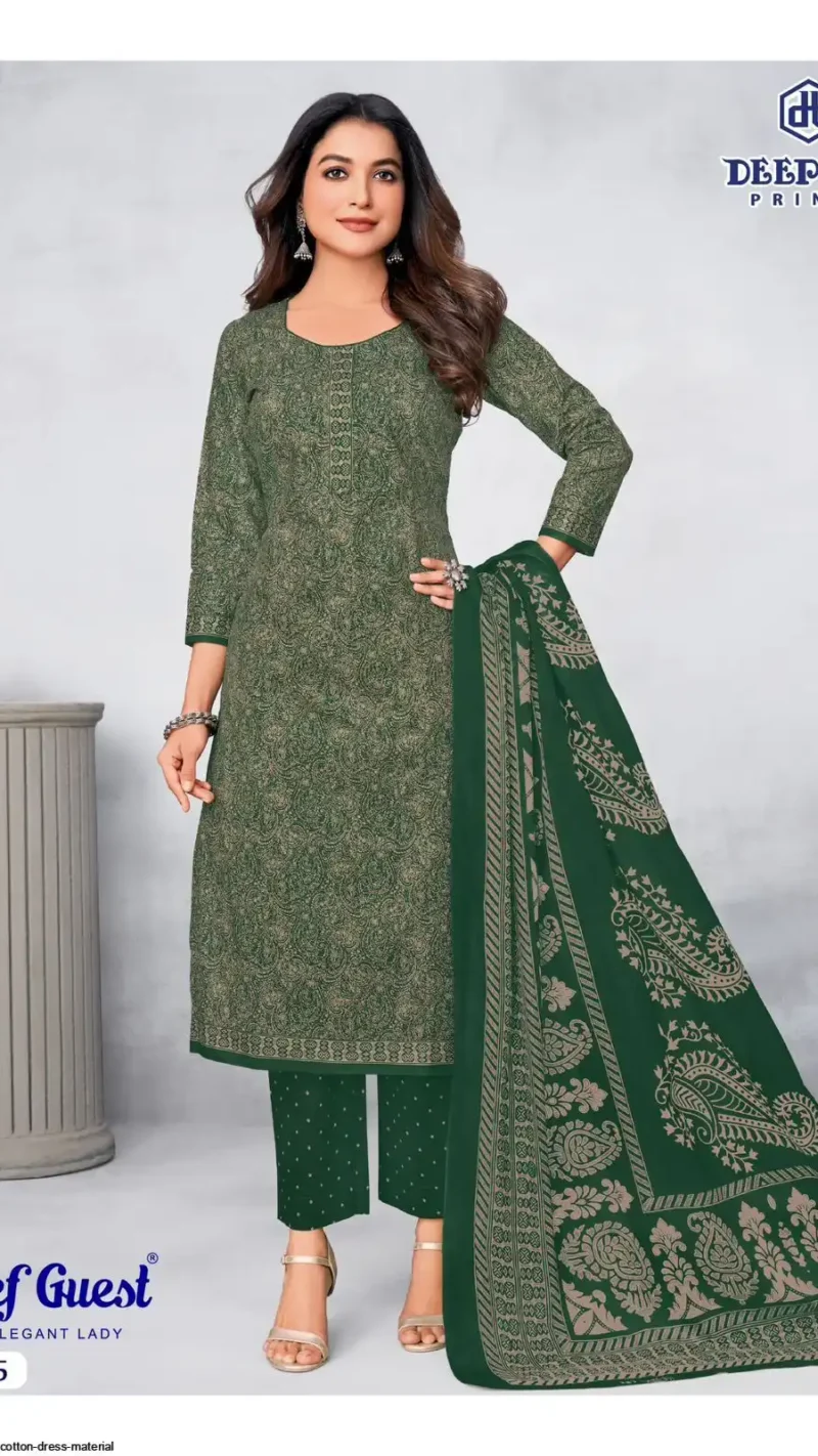 Chief Guest Vol-42 Cotton Dress Material Set