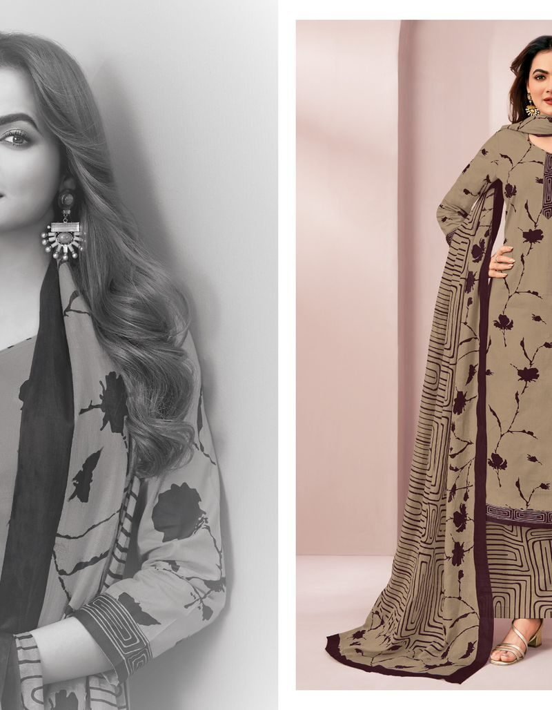 Deeptex Miss India Vol-97 cotton suit material set 16 designs unstitched cotton dress material with dupatta catalogue