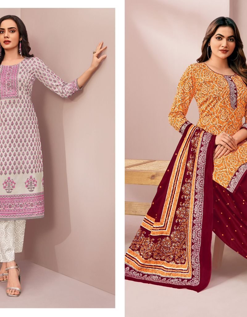 Deeptex Miss India Vol-97 cotton suit material set 16 designs unstitched cotton dress material with dupatta catalogue