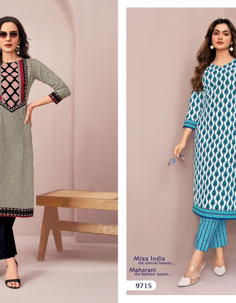 Deeptex Miss India Vol-97 cotton suit material set 16 designs unstitched cotton dress material with dupatta catalogue