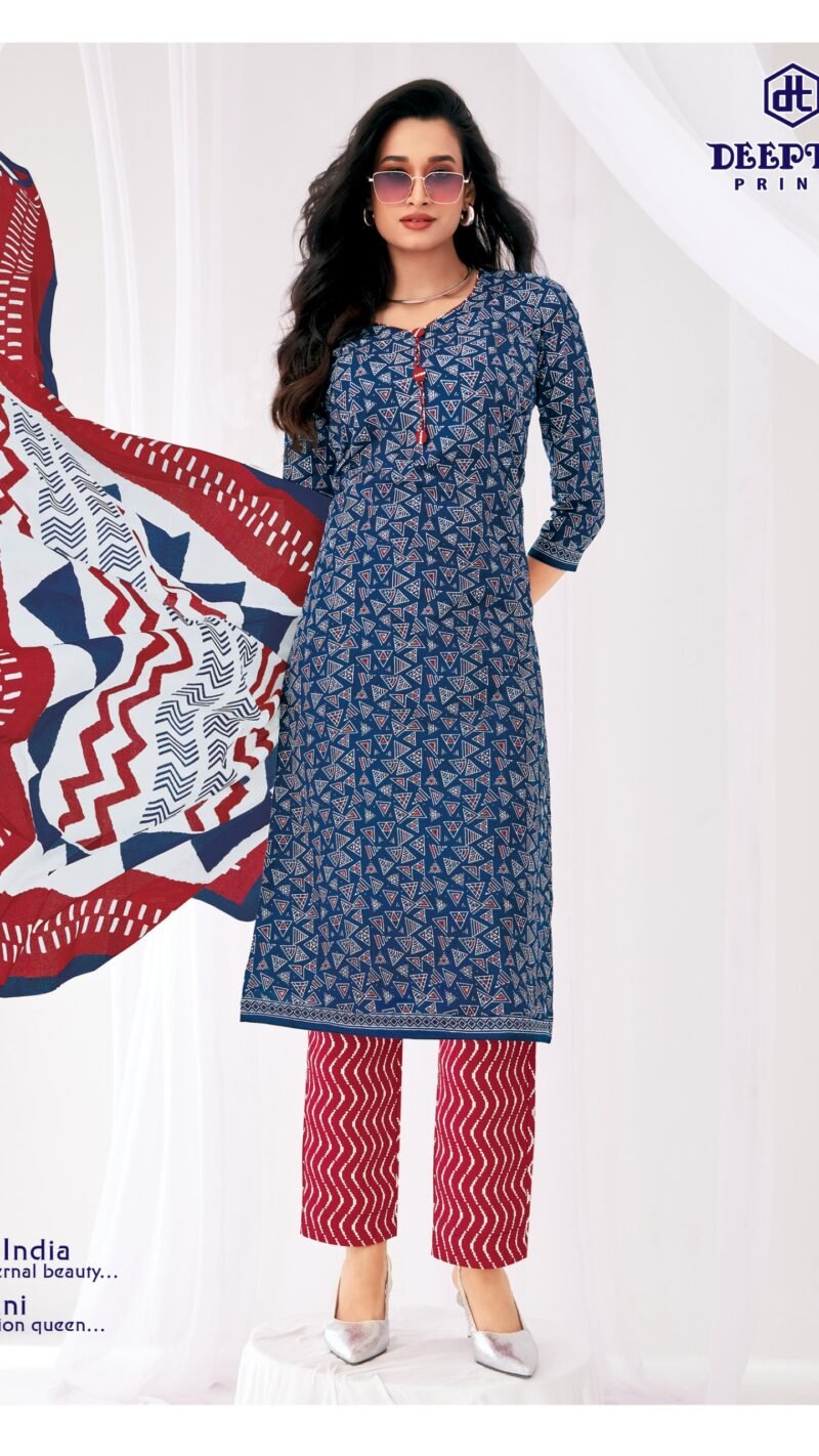 Deeptex Miss India Vol 100 cotton dress material catalogue by Deeptex Prints