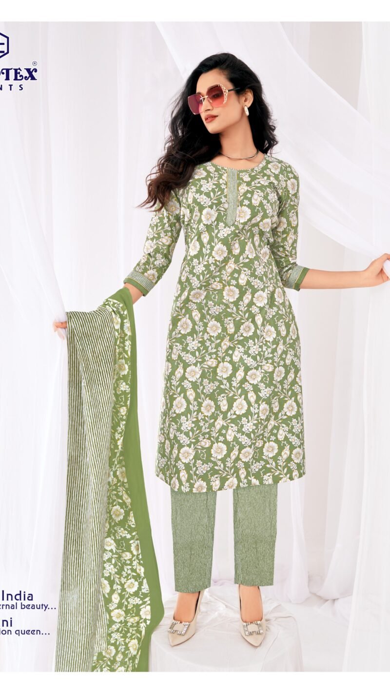 Deeptex Miss India Vol 100 cotton dress material catalogue by Deeptex Prints