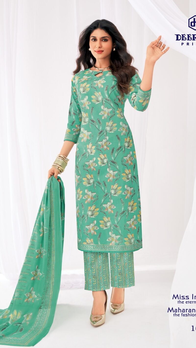 Deeptex Miss India Vol 100 cotton dress material catalogue by Deeptex Prints